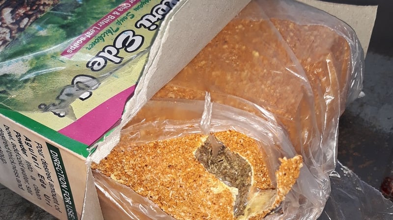 The cannabis was found during a search at a house in Lucan today