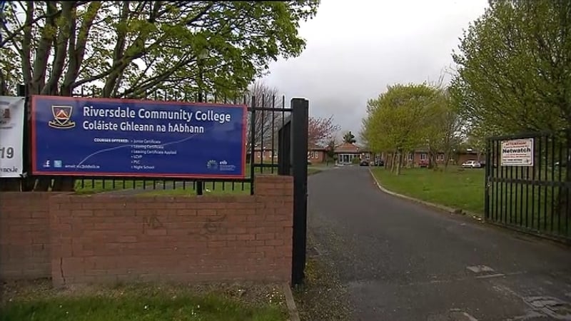 Shots were fired outside Riversdale Community College in Blanchardstown