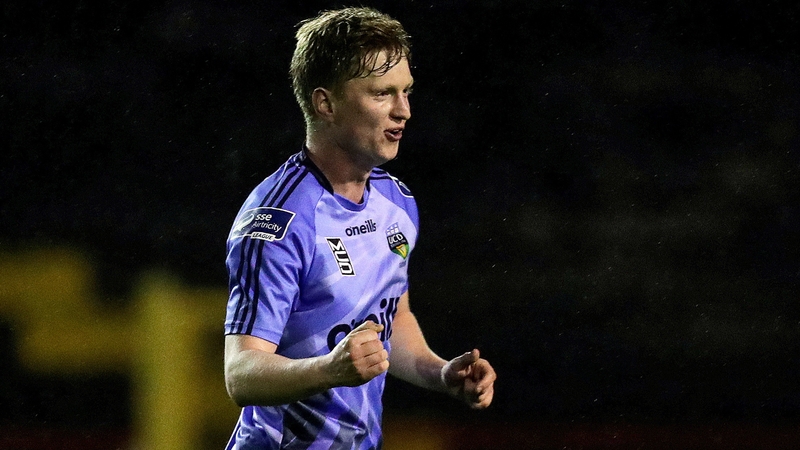 Timmy Molloy celebrates scoring UCD's late, late winner