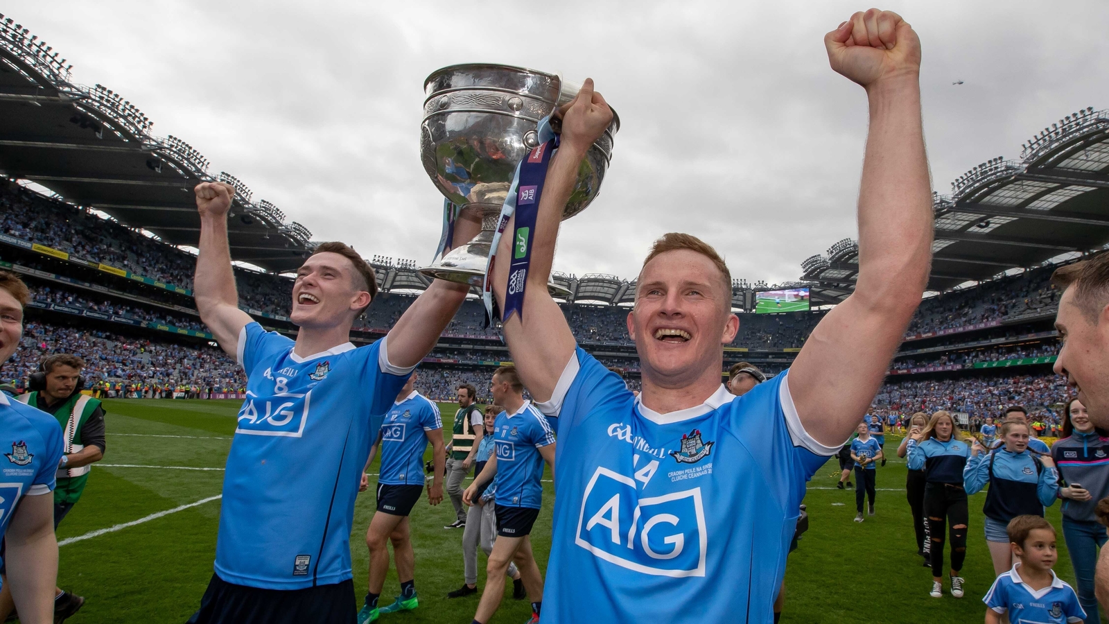 Fenton and Kilkenny celebrate their latest All-Ireland sucess