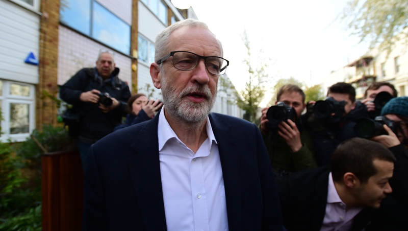 Jeremy Corbyn said he was shocked his face was used as target practice