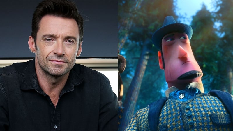 Hugh Jackman and his Missing Link character Sir Lionel Frost