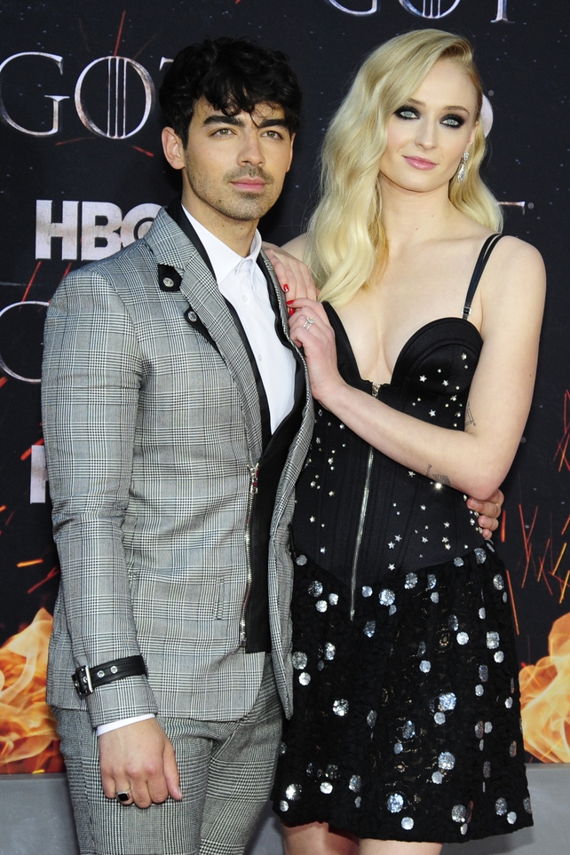 Sophie Turner and fiancé Joe Jonas