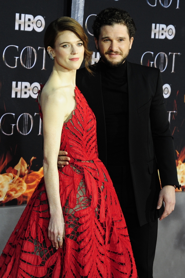 Kit Harrington and wife Rose Leslie