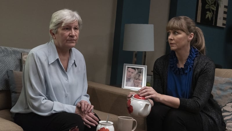 Berni keeps a watchful eye on Jude in Ros na Rún