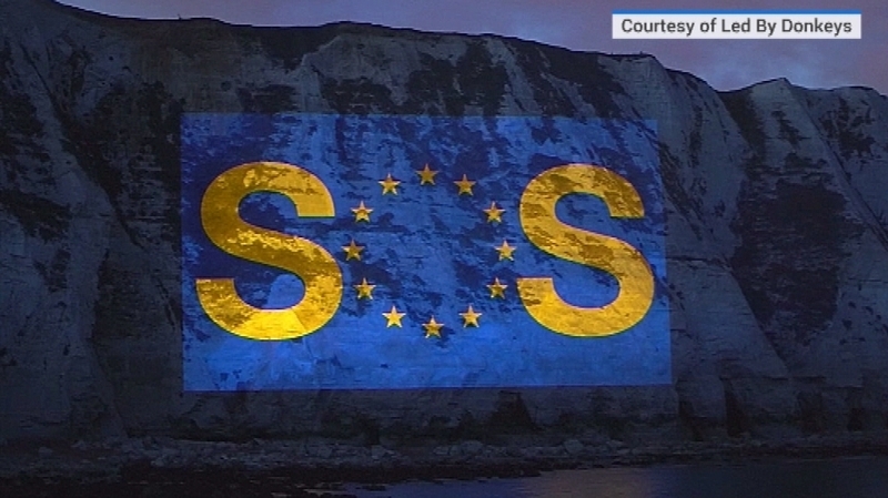 Led By Donkeys has used extravagant means to portray an anti-Brexit ethos before