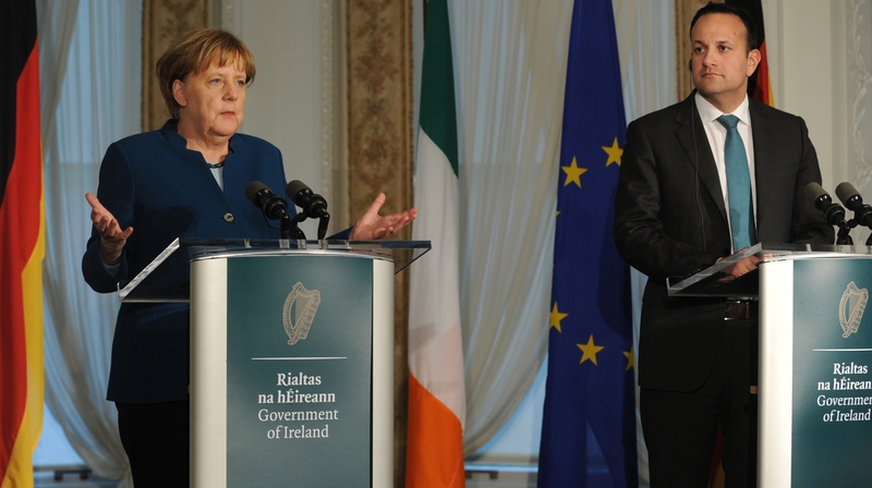 Angela Merkel said she still hoped there would be an orderly Brexit