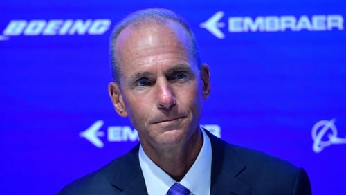 Boeing CEO Dennis Muilenburg faced shareholders for the first time since two fatal crashes that led to the 737 MAX's grounding worldwide