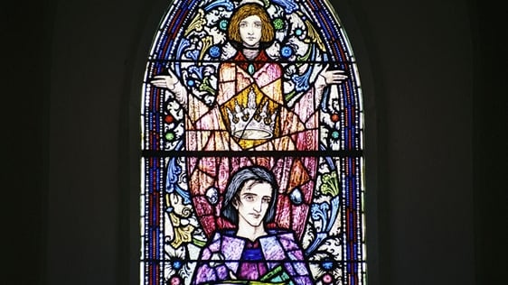 Martyrdom of St Stephen by Harry Clarke, Christ Church, Gorey (1993)