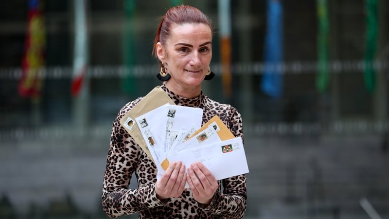 Tara McNeill helps launch the new Address Point service at the GPO in Dublin (Pic: Maxwells)