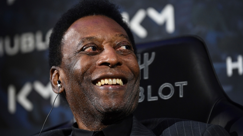 Brazilian football legend Pele in Paris last year