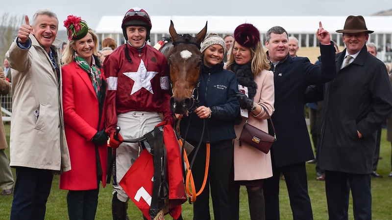 Winning connections including owner Michael O'Leary