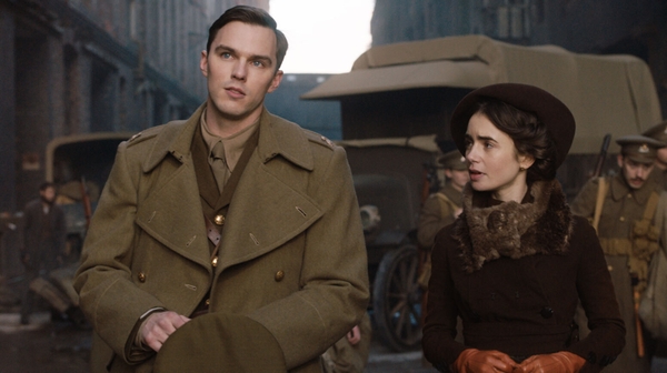 Nicholas Hoult and Lily Collins in Tolkien