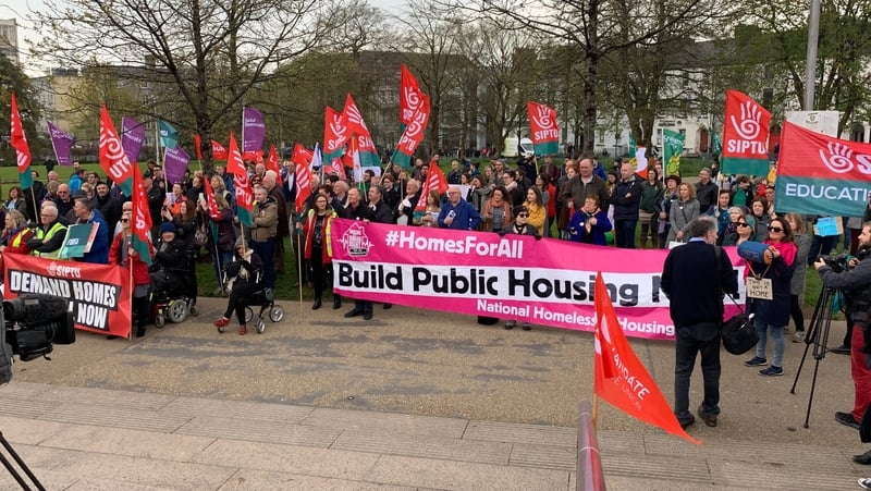 The event has been organised by a coalition of trade union