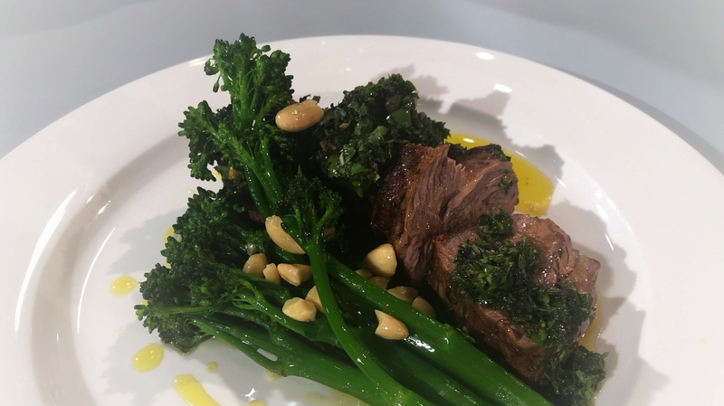 Roast Rump of Lamb with Salsa Verde