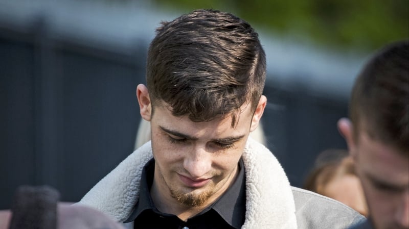 Jay Donnelly outside court today