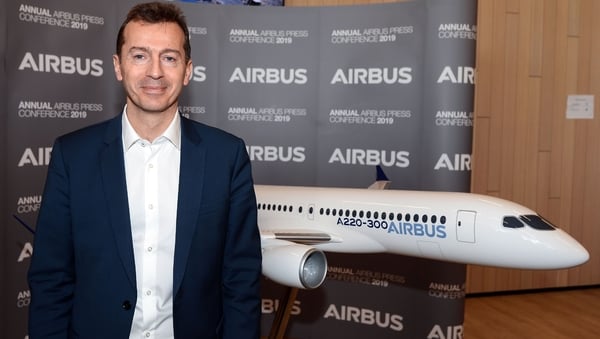 Airbus chief executive Guillaume Faury