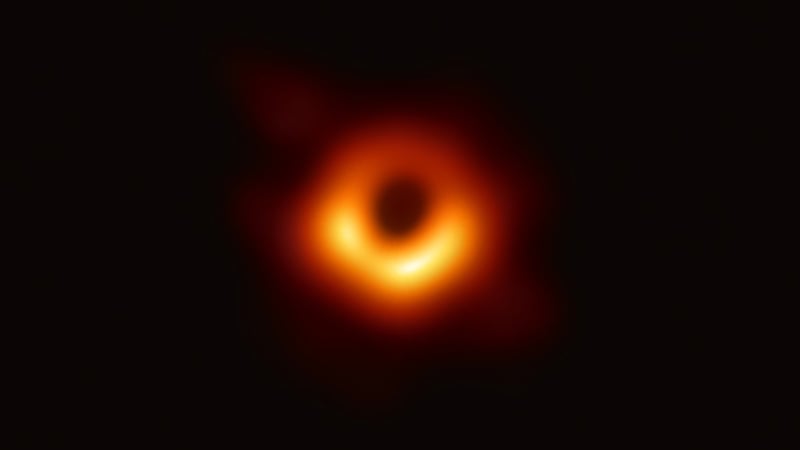 The image was taken by the EU-funded Event Horizon Telescope
