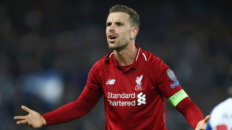 Reds captain Jordan Henderson