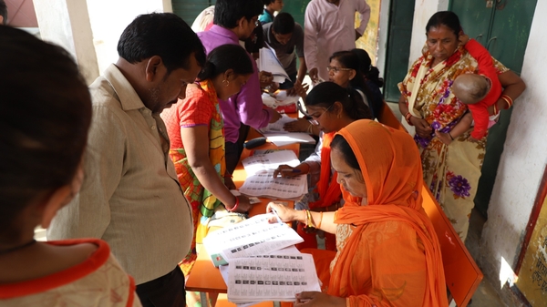 Voting, which began today, is done in seven stages over six weeks