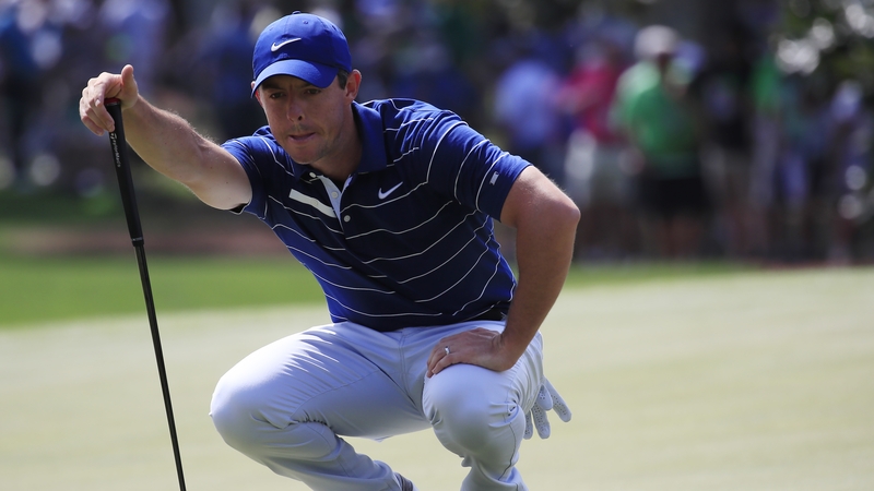 Rory McIlroy had consecutive bogeys to finish his round