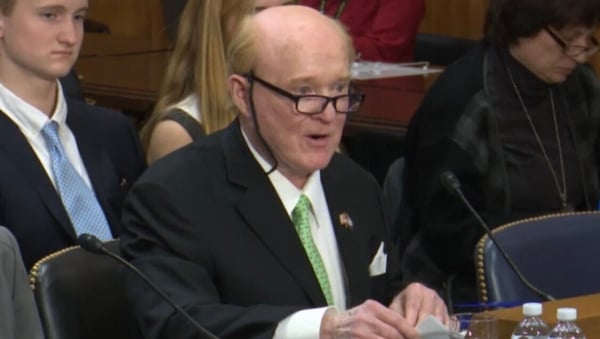 Edward Crawford was approved by 90 votes to 4 in the US Senate