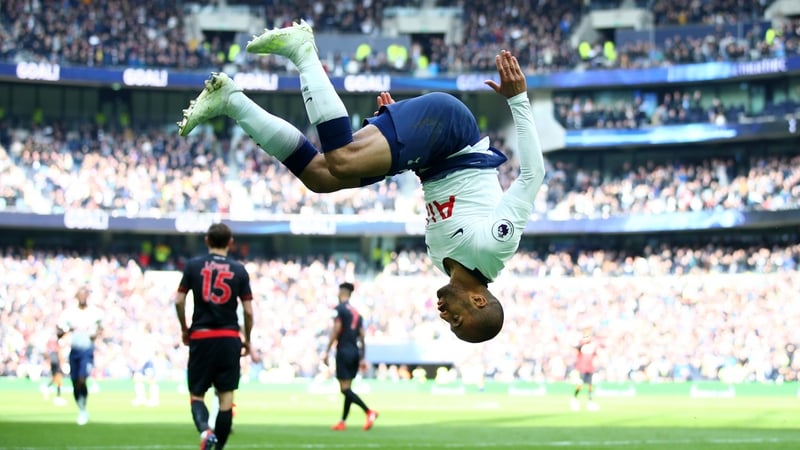 Lucas Moura is head over heels after scoring his second goal