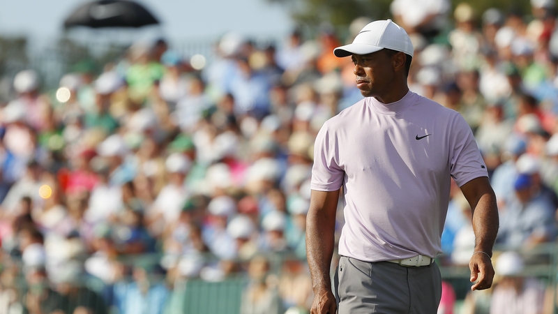 Tiger Woods is only two shots off the lead heading into Sunday