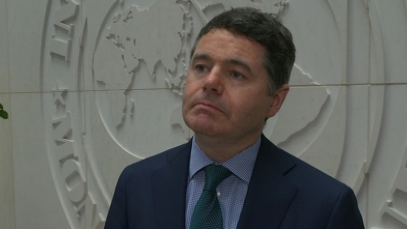 Paschal Donohoe was speaking in Washington