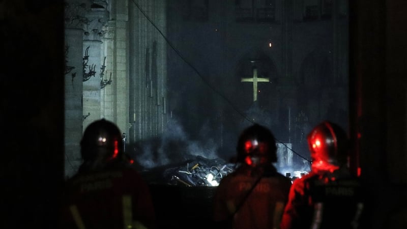 Firefighters worked through the night to save as much of the structure as possible