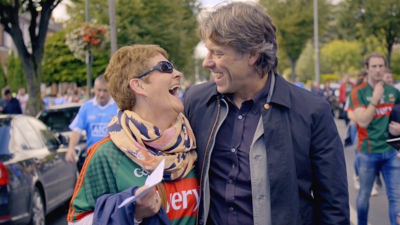 Episode one sees Bishop meeting fans and in the crowd at 2017 All-Ireland Final between Dublin and Mayo