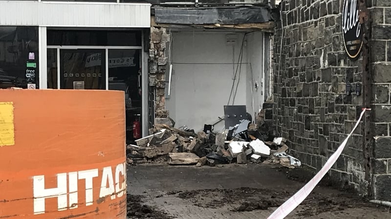 The PSNI is working with banks to establish in which robbery the ATM was taken