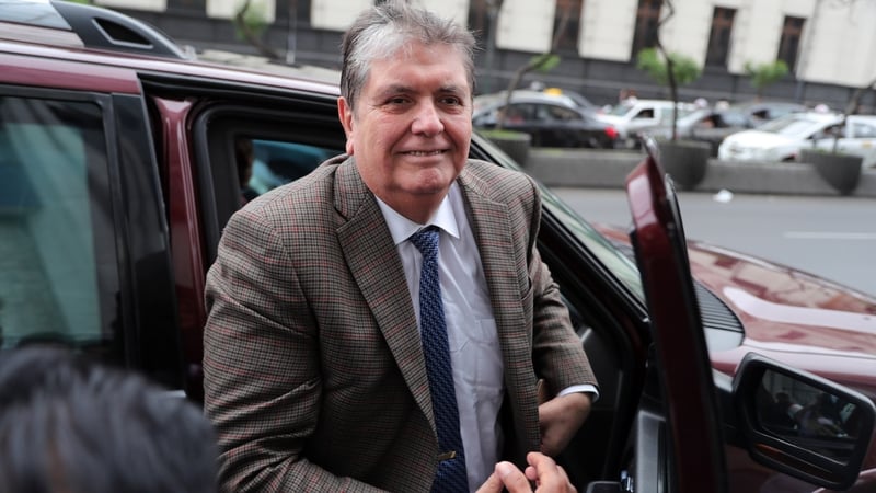 Alan Garcia shot himself to avoid arrest