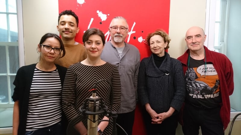 L-R Milena Rytelewska, Rafael Mendes, Simone Sav, Marc Gijsemans, Olivia O'Leary and Mark Granier
