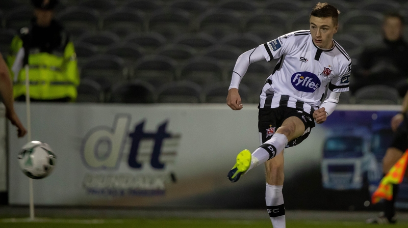 Daniel Kelly claimed the match ball against Finn Harps