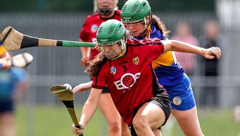 Claire Stakelum of Tipperary tracks Down's Alannah Savage