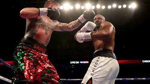 Dillian Whyte (right) is considering a more to MMA