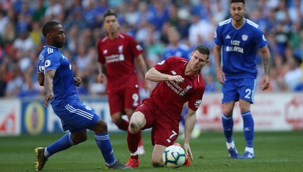 Jurgen Klopp was unhappy with the pitch at Cardiff