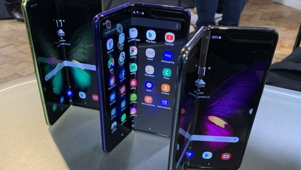 The $1,980 Galaxy Fold which opens like a book was launched in September