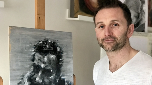 David Sweeney at his studio in Dublin