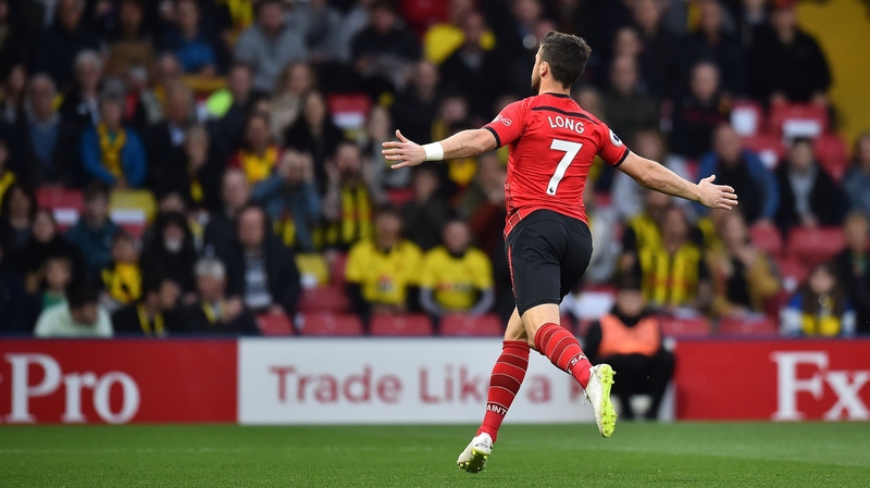 Shane Long celebrates his record-breaking strike