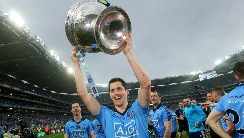 Rory O'Carroll lifts Sam Maguire