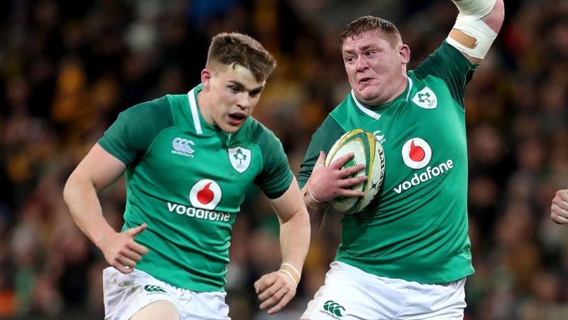 Tadhg Furlong and Garry Ringrose