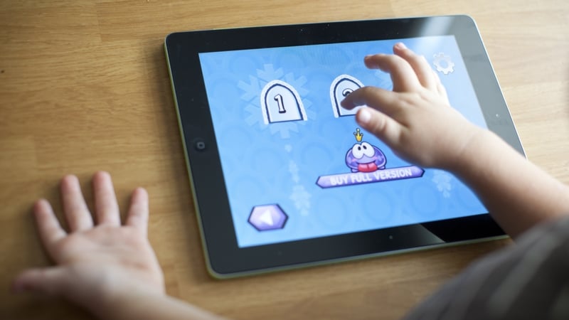 The WHO also says that infants less than a one year old should not be exposed to electronic screens at all