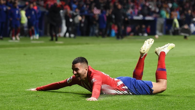 Angel Correa scored the winner for Atletico Madrid