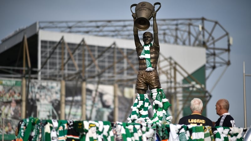 Celtic fans pay tribute to the late Billy McNeill