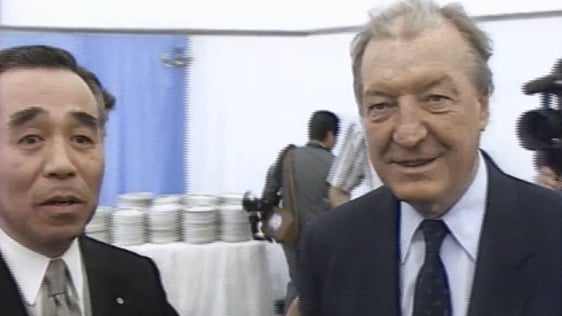 Hideaki Seo and Charles Haughey.