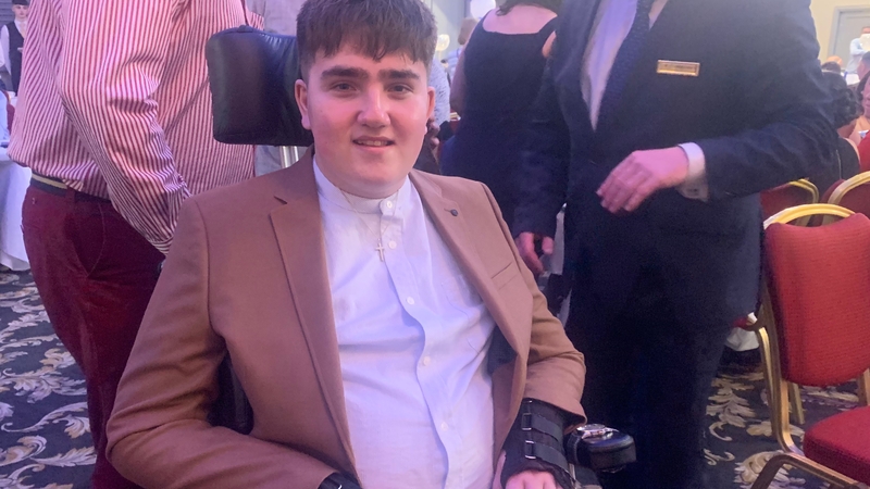 Ian O'Connell is one of the recipients of the first Garda National Youth Awards