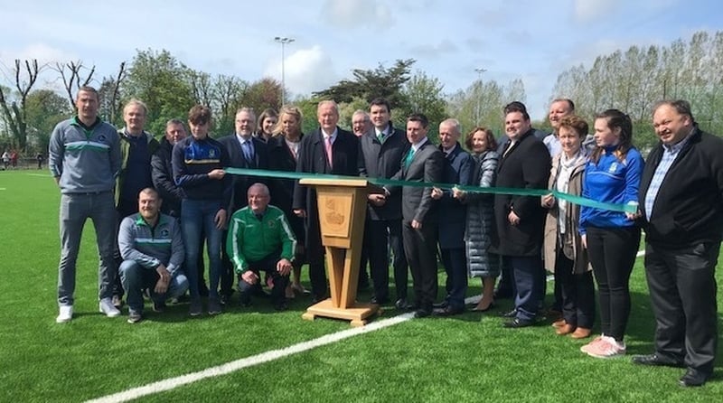 The all-weather pitch is named after the club's best known champion, the late Georgie O'Callaghan