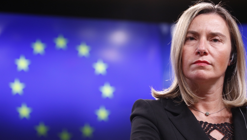 Federica Mogherini said the pact was key to 'contributing to international efforts to ensure peace, security and stability'